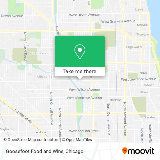 Goosefoot Food and Wine map