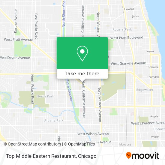 Top Middle Eastern Restaurant map