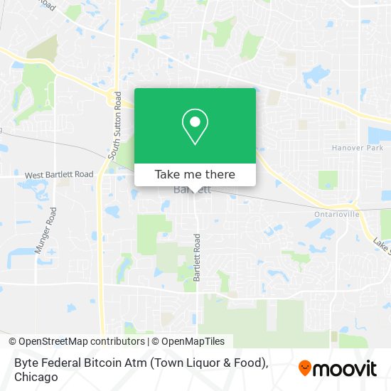 Byte Federal Bitcoin Atm (Town Liquor & Food) map