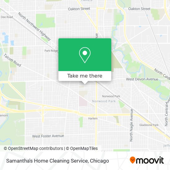 Mapa de Samantha's Home Cleaning Service