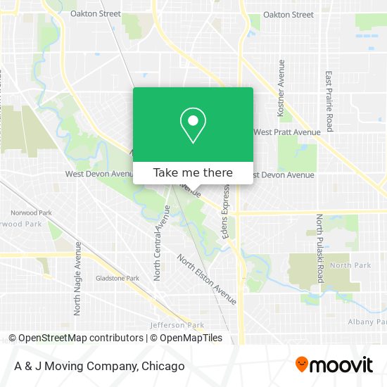 A & J Moving Company map