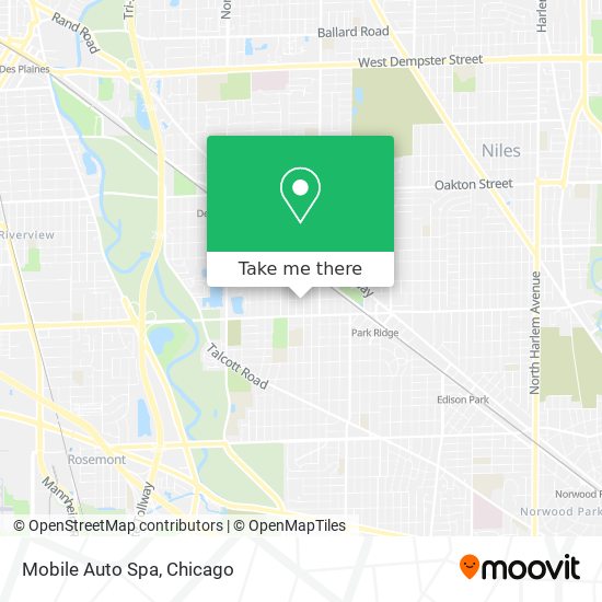 Mobile Auto Spa map