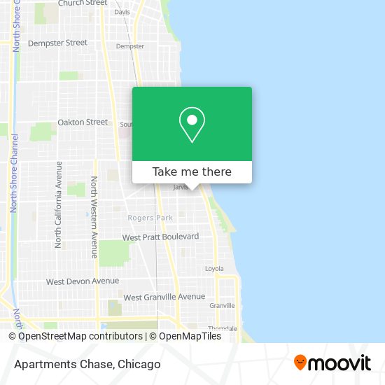 Mapa de Apartments Chase