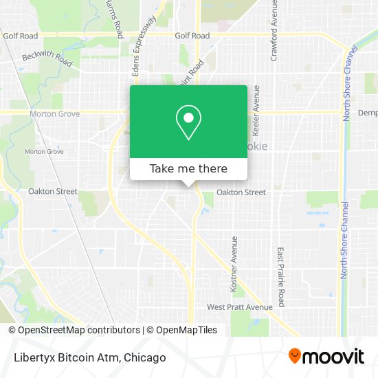 Mapa de Libertyx Bitcoin Atm