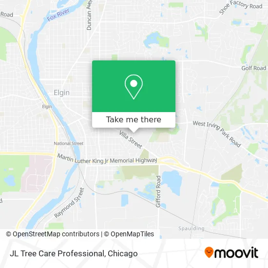 JL Tree Care Professional map