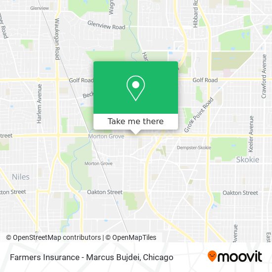 Farmers Insurance - Marcus Bujdei map