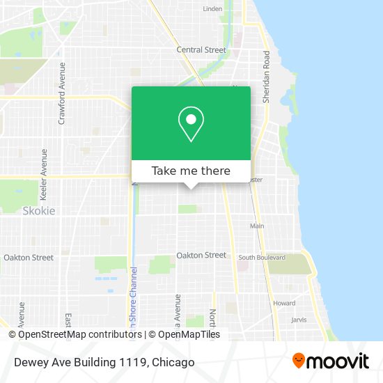 Dewey Ave Building 1119 map