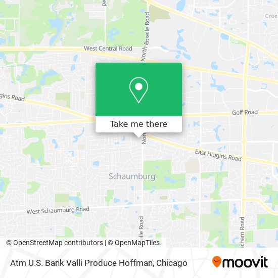 Mapa de Atm U.S. Bank Valli Produce Hoffman