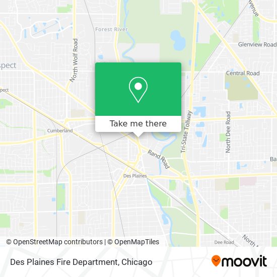 Mapa de Des Plaines Fire Department