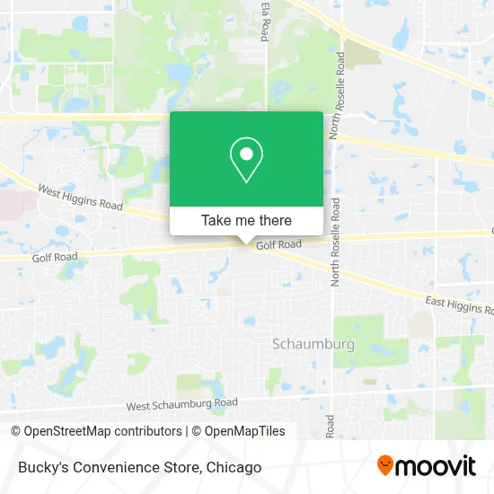 Bucky's Convenience Store map