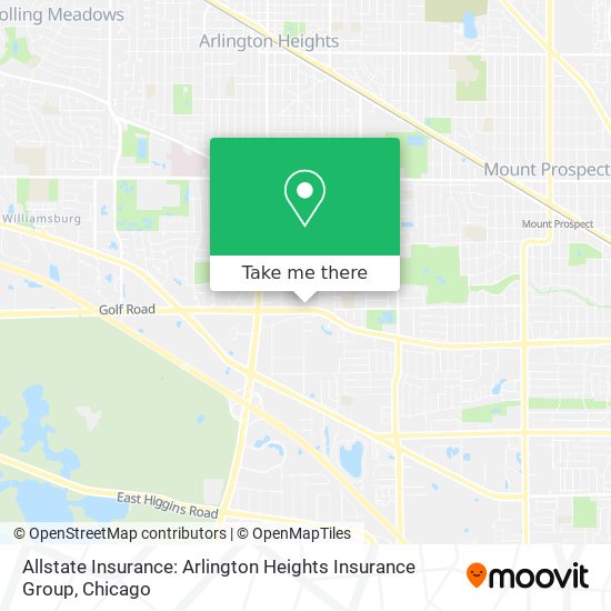 Allstate Insurance: Arlington Heights Insurance Group map