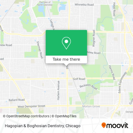 Hagopian & Boghosian Dentistry map