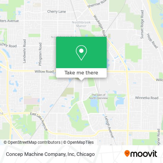 Concep Machine Company, Inc map