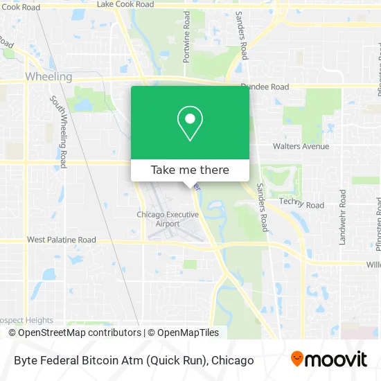 Byte Federal Bitcoin Atm (Quick Run) map