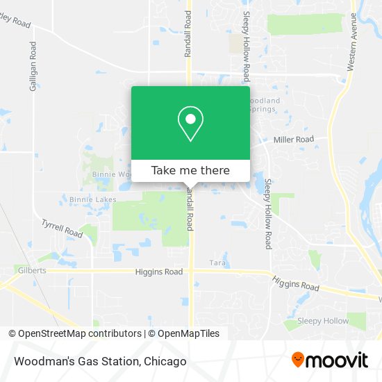 Mapa de Woodman's Gas Station