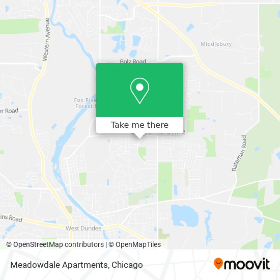 Meadowdale Apartments map