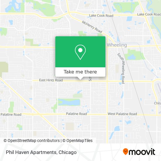Mapa de Phil Haven Apartments