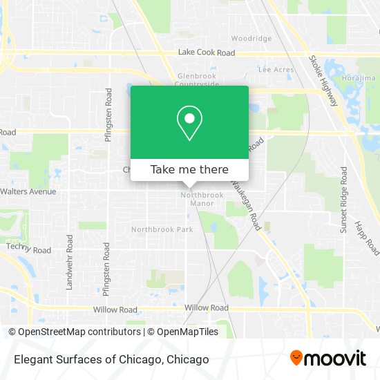 Mapa de Elegant Surfaces of Chicago