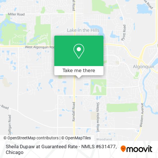 Mapa de Sheila Dupaw at Guaranteed Rate - NMLS #631477