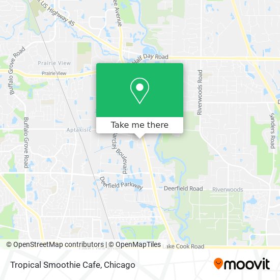 Tropical Smoothie Cafe map