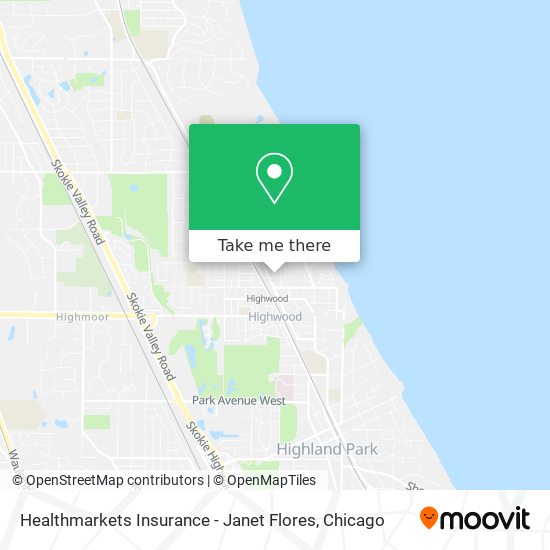 Healthmarkets Insurance - Janet Flores map