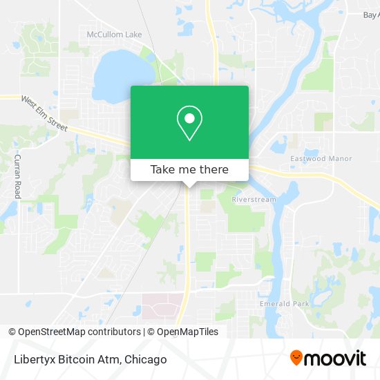 Mapa de Libertyx Bitcoin Atm