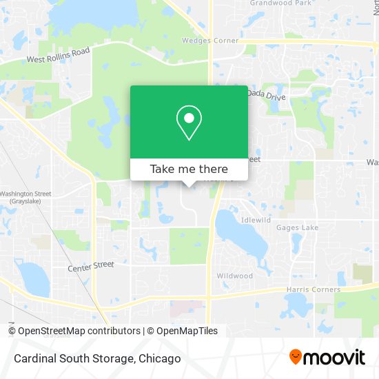 Cardinal South Storage map