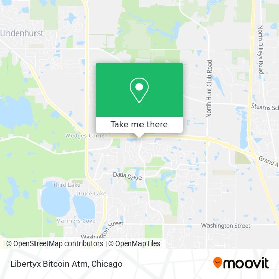 Mapa de Libertyx Bitcoin Atm