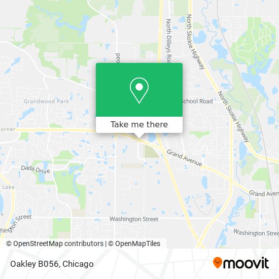 Mapa de Oakley B056