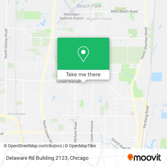 Delaware Rd Building 2123 map