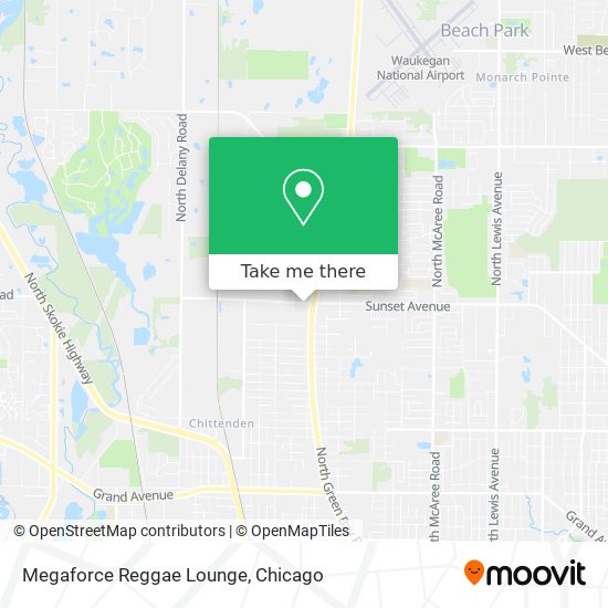 Megaforce Reggae Lounge map