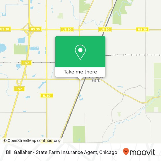 Bill Gallaher - State Farm Insurance Agent map
