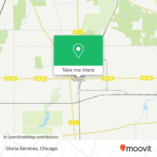 Mapa de Gloria Services