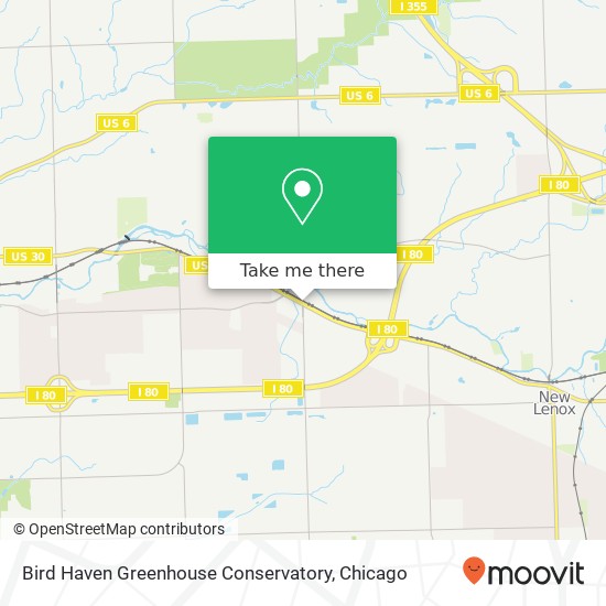 Mapa de Bird Haven Greenhouse Conservatory