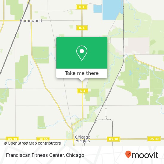 Franciscan Fitness Center map
