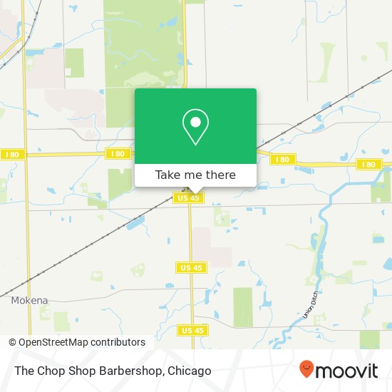 The Chop Shop Barbershop map
