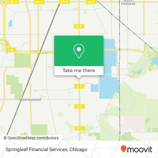 Mapa de Springleaf Financial Services