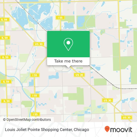 Louis Joliet Pointe Shopping Center map