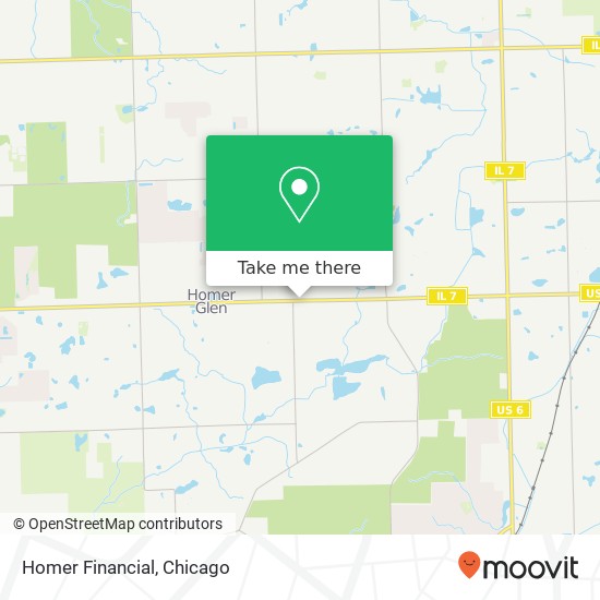 Homer Financial map