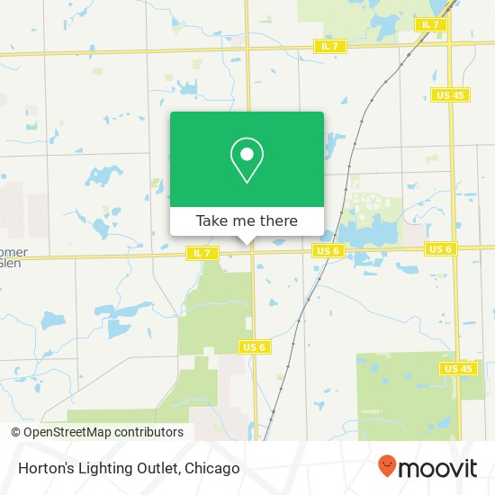 Horton's Lighting Outlet map