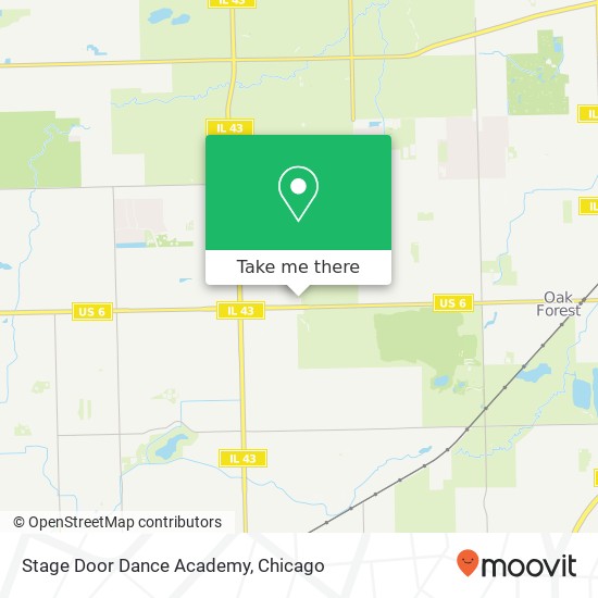 Stage Door Dance Academy map