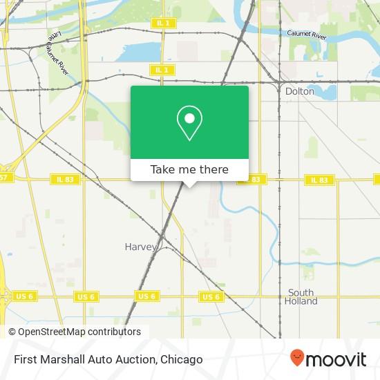 First Marshall Auto Auction map