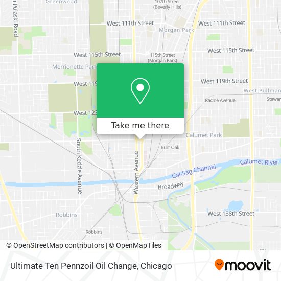 Mapa de Ultimate Ten Pennzoil Oil Change