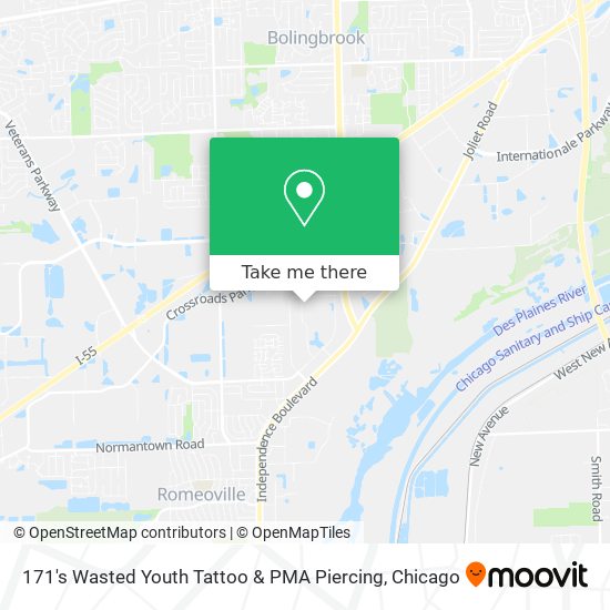 Mapa de 171's Wasted Youth Tattoo & PMA Piercing