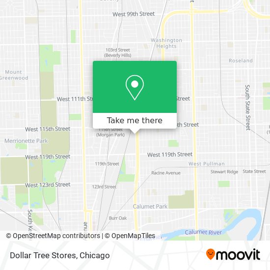 Mapa de Dollar Tree Stores