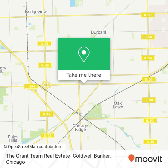 Mapa de The Grant Team Real Estate- Coldwell Banker