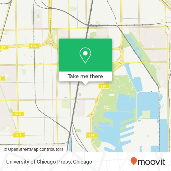 Mapa de University of Chicago Press