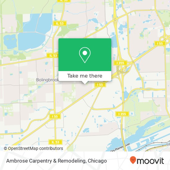 Ambrose Carpentry & Remodeling map