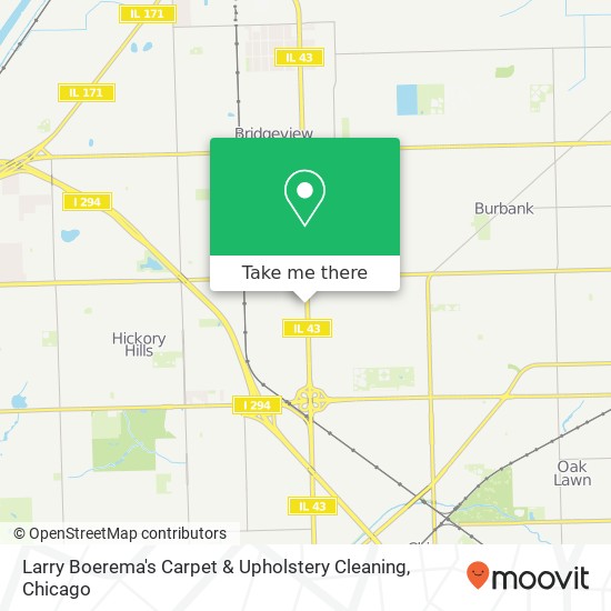 Larry Boerema's Carpet & Upholstery Cleaning map