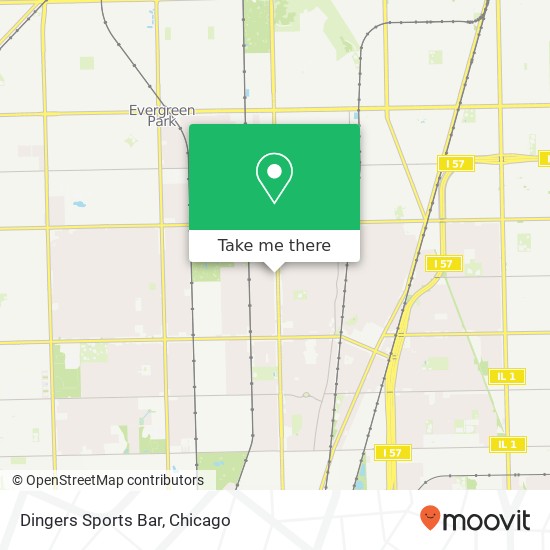 Dingers Sports Bar map